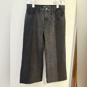 Old Navy High-Rise Baggy Wide Leg Jeans in Black and Gray